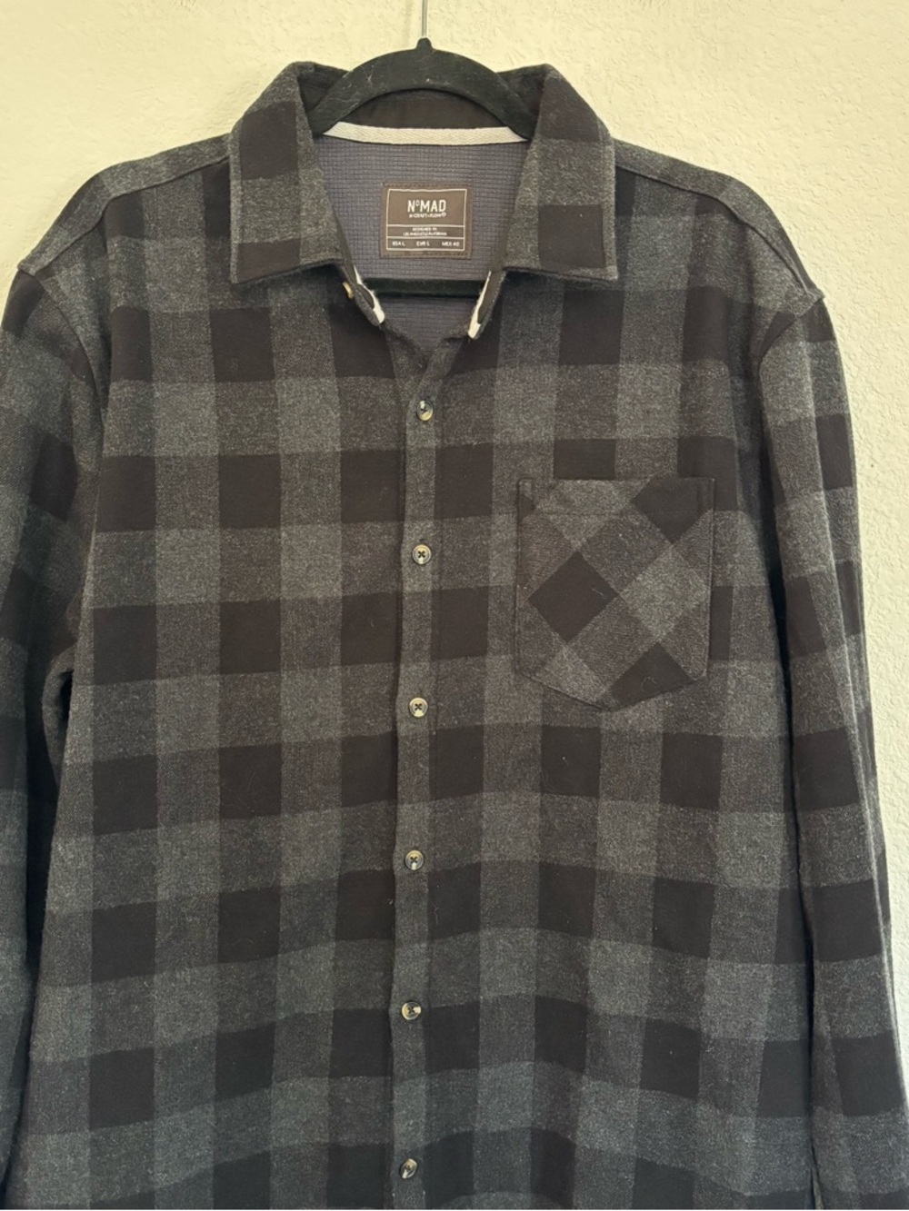 Nomad by Craft + Flow Mens Sierra Lined Flannel Shirt - Picture 2 of 7